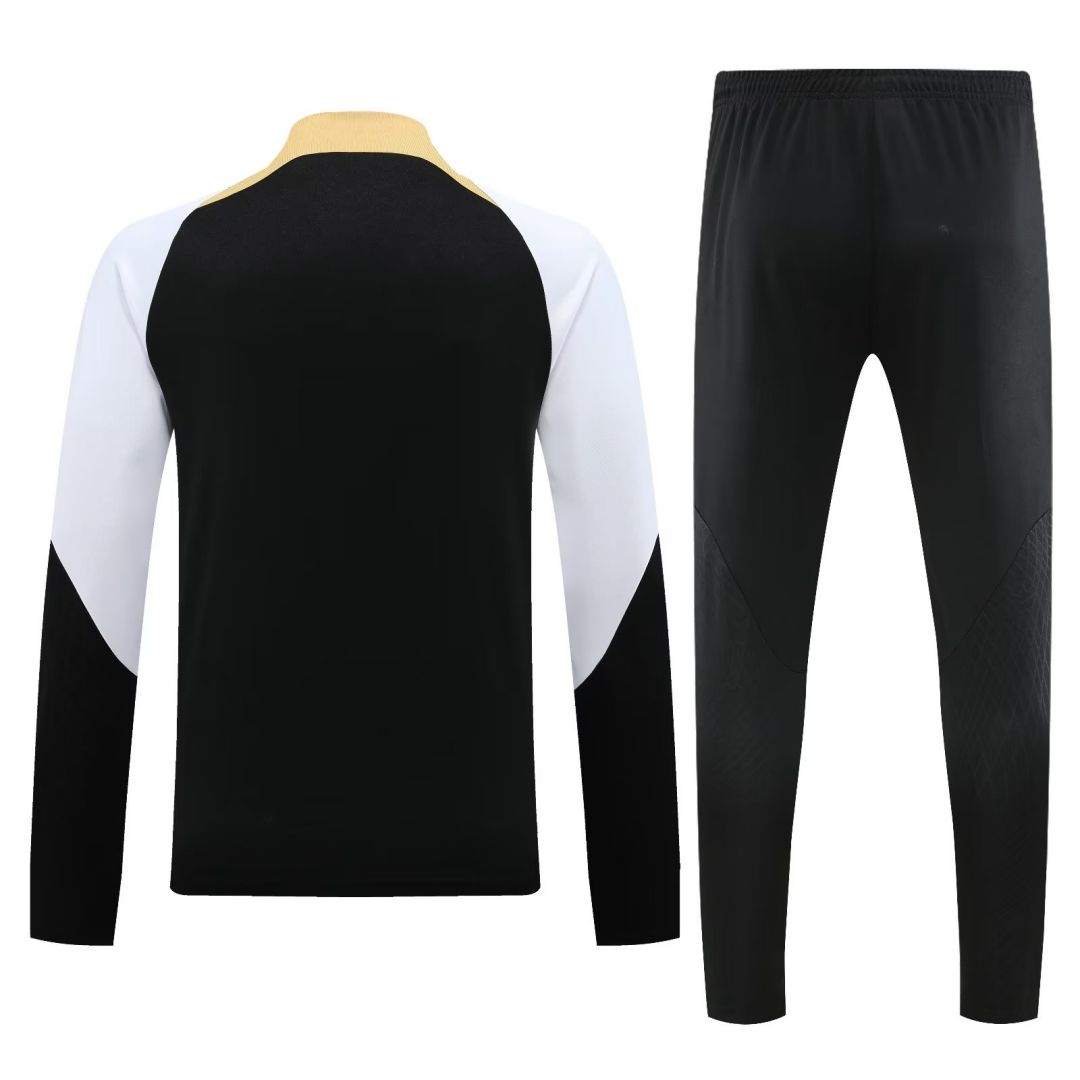 Chelsea Zipper Sweatshirt Kit(Top+Pants) Black 2023/24