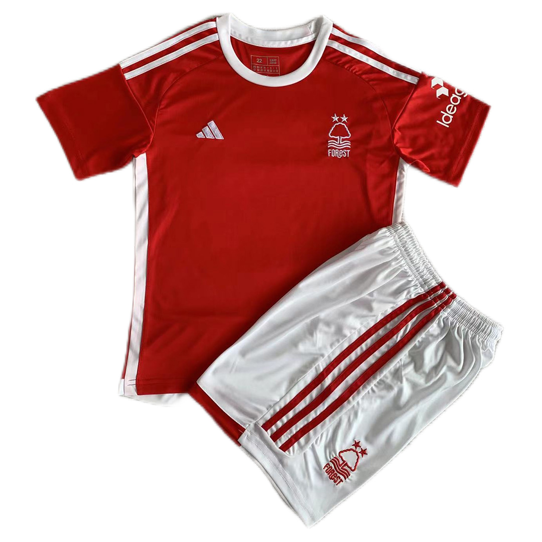 Kids Nottingham Forest Home Kit Jersey+Short 2023/24