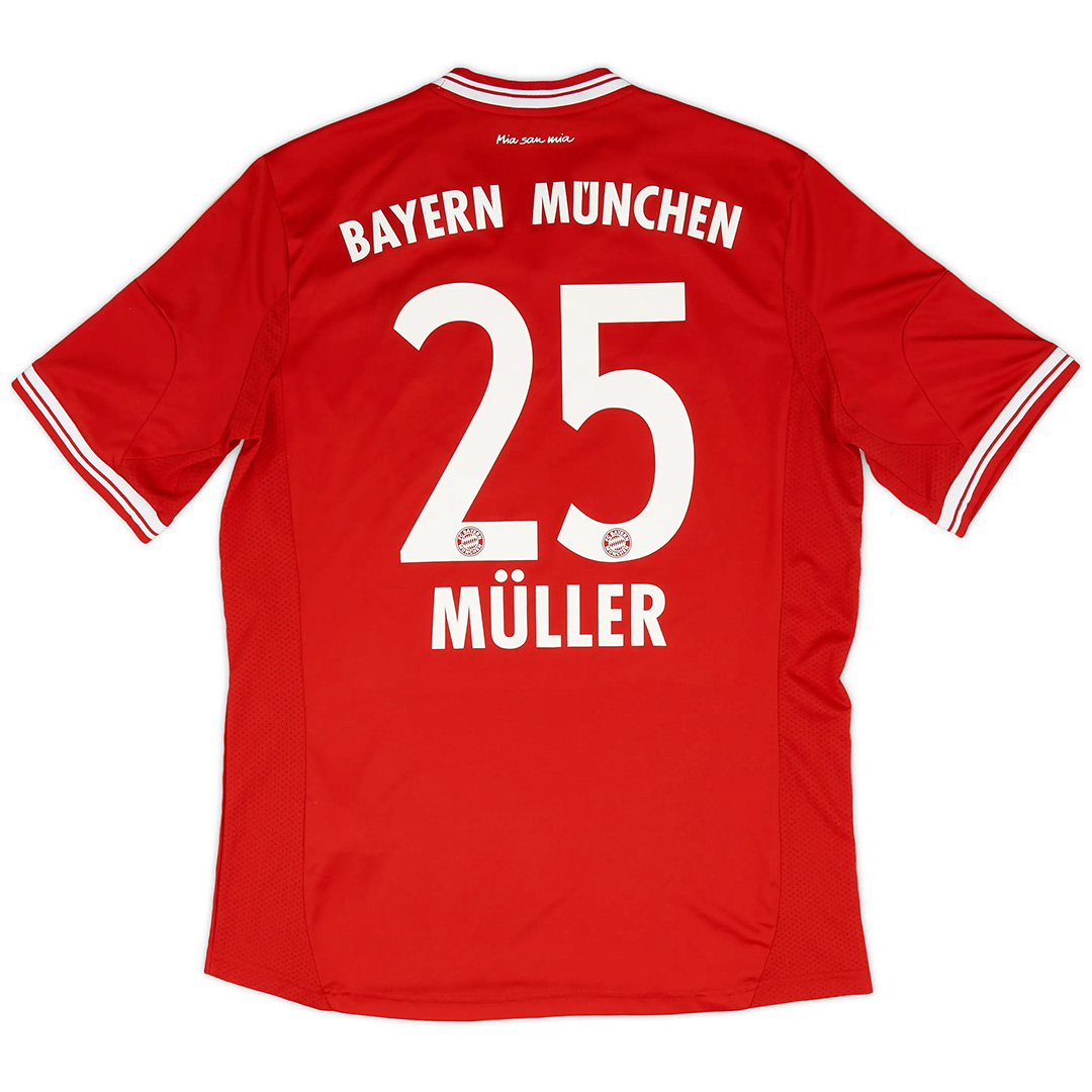 MÜLLER #25 Retro Bayern Munich Home Jersey 2013/14 - minejerseys