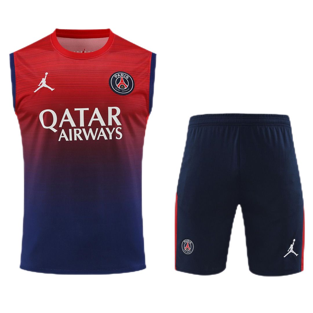 PSG Sleeveless Training Kit Red 2023/24