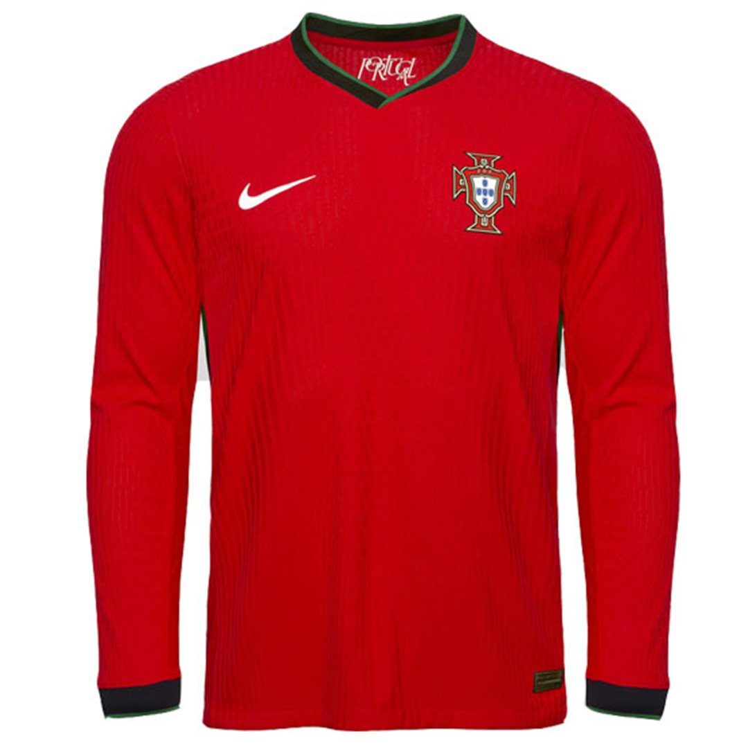 Portugal Home Long Sleeve Jersey Player Version Euro 2024