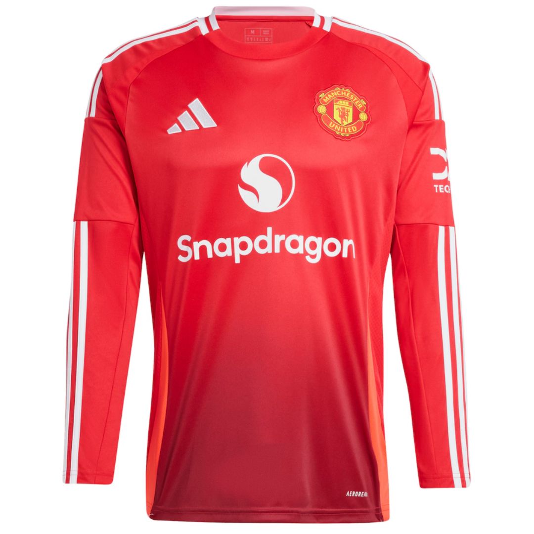 Manchester United Home Long Sleeve Jersey 2024/25