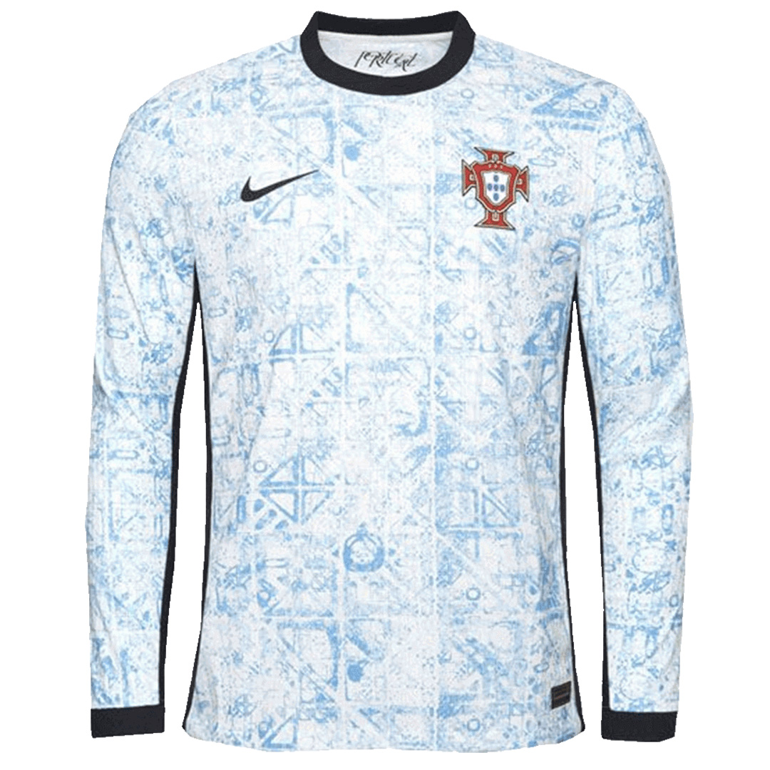 Portugal Away Long Sleeve Jersey Player Version Euro 2024