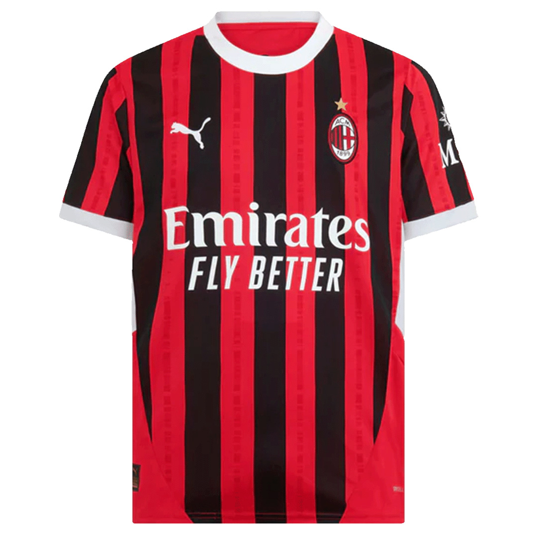 RAFA LE&Atilde;O #10 AC Milan Home Jersey 2024/25 - UCL Font