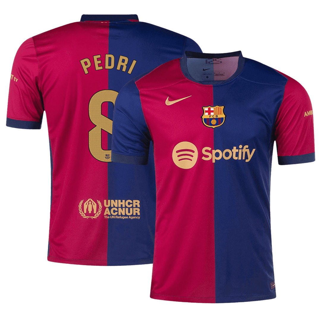 PEDRI #8 Barcelona Home Jersey 2024/25