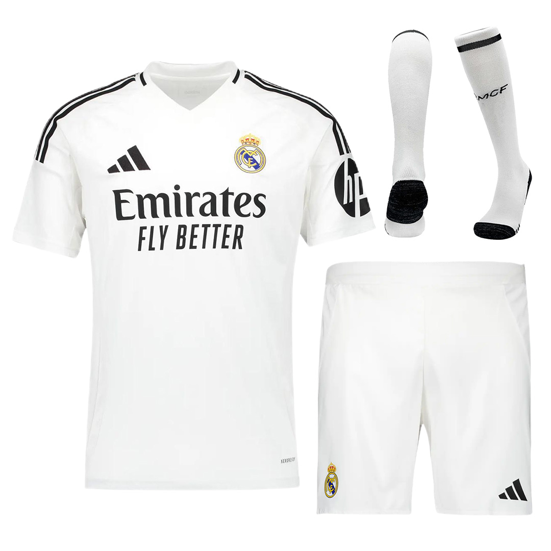 Real Madrid Home Full Kit(Jersey+Shorts+Socks) 2024/25