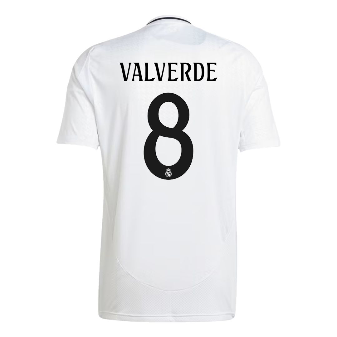 VALVERDE #8 Real Madrid Home Jersey 2024/25