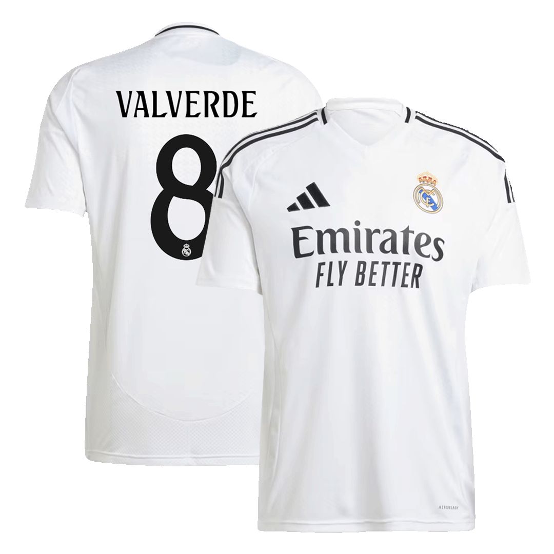 VALVERDE #8 Real Madrid Home Jersey 2024/25