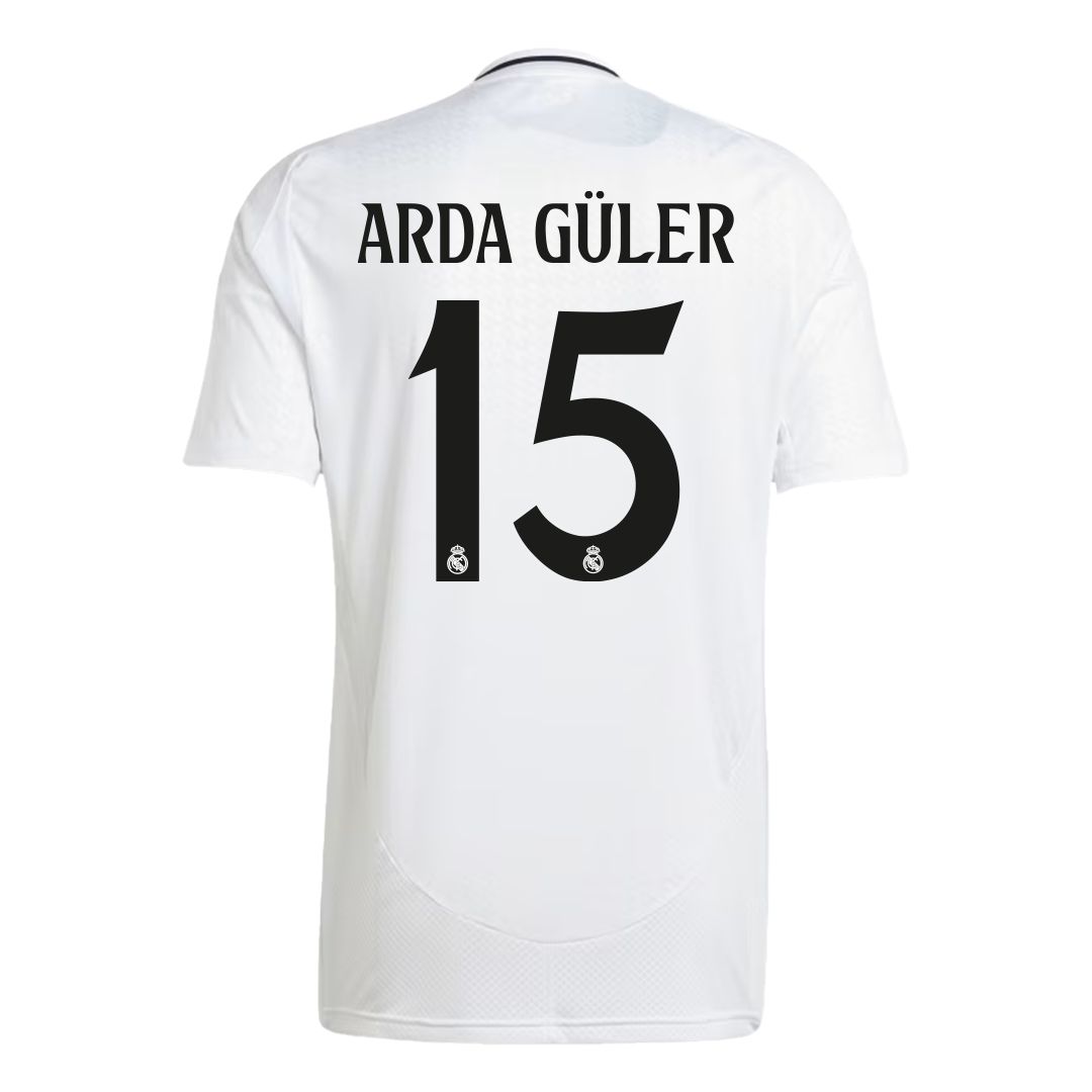 ARDA GÜLER #15 Real Madrid Home Jersey 2024/25