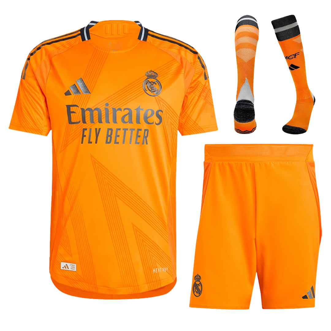 Real Madrid Away Match Jersey+Shorts+Socks Full Kit Player Version 2024/25