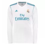 Retro Real Madrid Home Long Sleeve Jersey 2017/18 - minejerseys