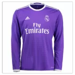 Retro Real Madrid Long Sleeve Away Jersey 2016/17 - minejerseys