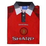 Beckham #10 Retro Manchester United Home Jersey 1996/98 - minejerseys