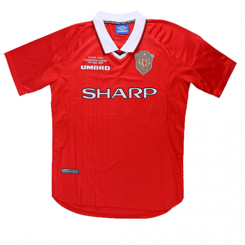 Retro Manchester United UCL Final Home Jersey 1999/00 - Image 3