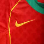 Figo #7 Retro Portugal Home Jersey Euro 2004 - minejerseys