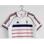 Zidane #10 Retro France Away Jersey World Cup 1998 - minejerseys