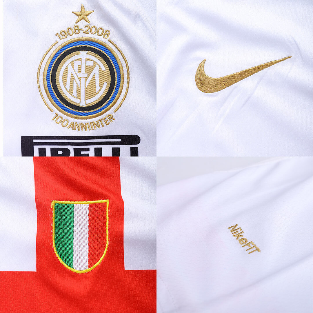 Luis Figo x Retro Inter Milan 100th Anniversary Away Jersey 2007/08 - Image 9