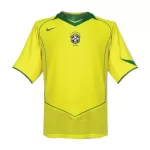 Ronaldo #9 Retro Brazil Home Jersey 2004 - minejerseys