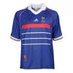 Zidane #10 Retro France Home Jersey World Cup 1998 - minejerseys