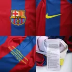 Ronaldinho #10 Retro Barcelona UCL Final Home Jersey 2005/06 - minejerseys