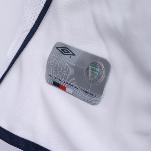 Steven Gerrard x Retro England Home Jersey World Cup 2002 - Image 10