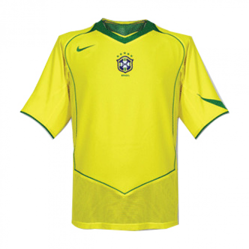 ADRIANO x Retro Brazil Home Jersey 2004 - Image 3
