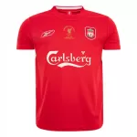 Gerrard #8 Retro Liverpool UCL Final Home Jersey 2005 - minejerseys