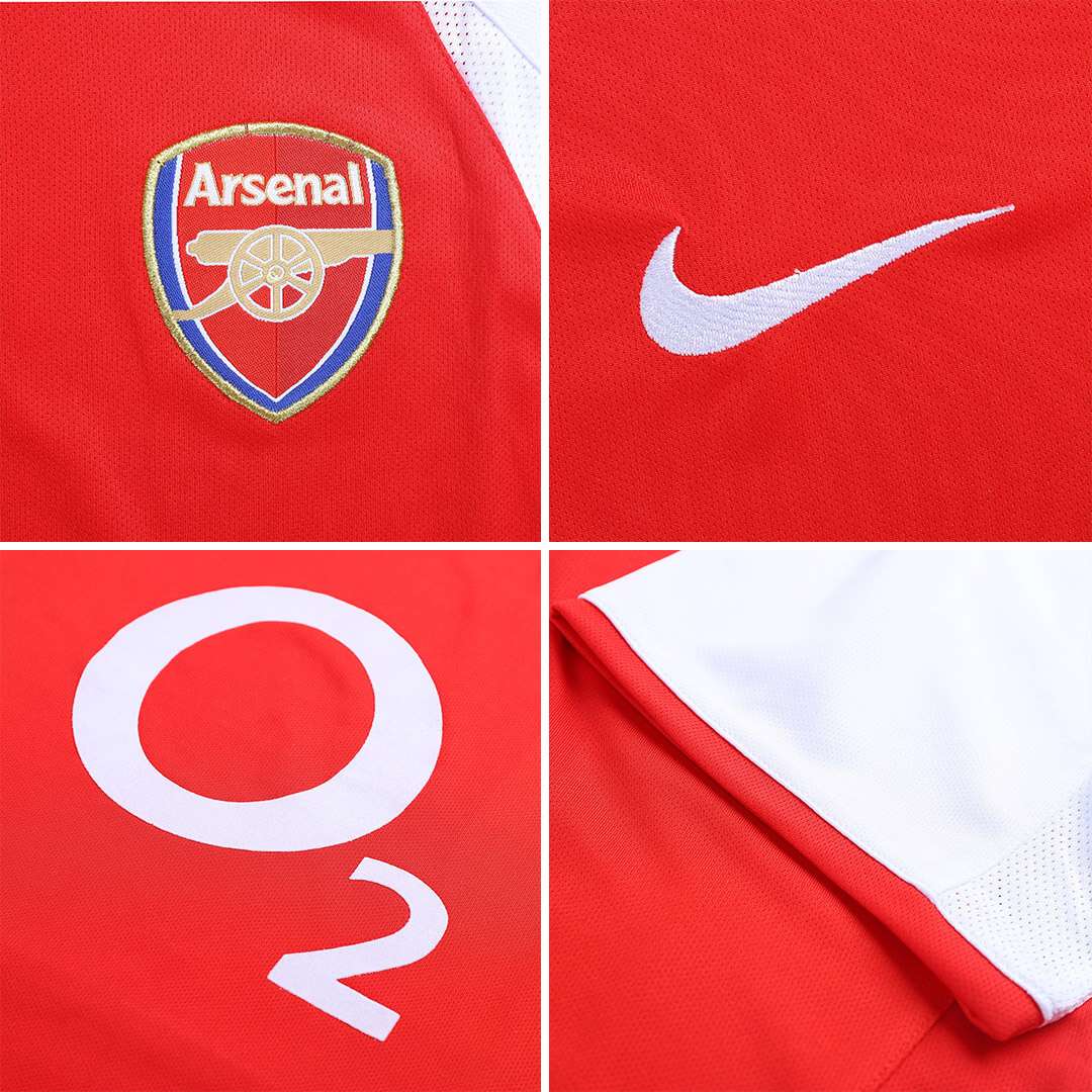Dennis Bergkamp x Arsenal Home Retro Jersey 2002/04 - Image 10