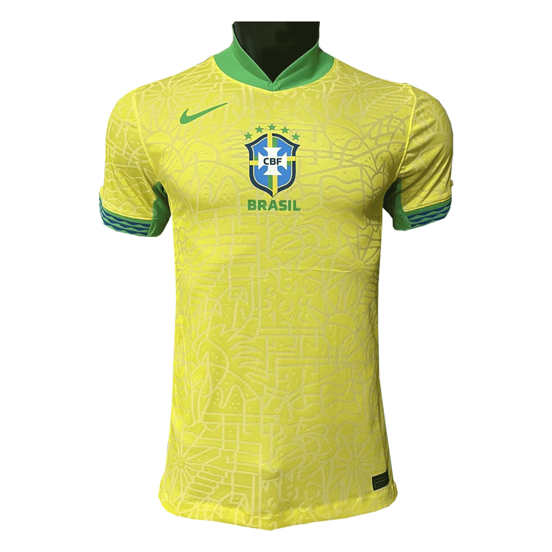 Brazil Home Match Jersey Player Version 2024 - Image 3