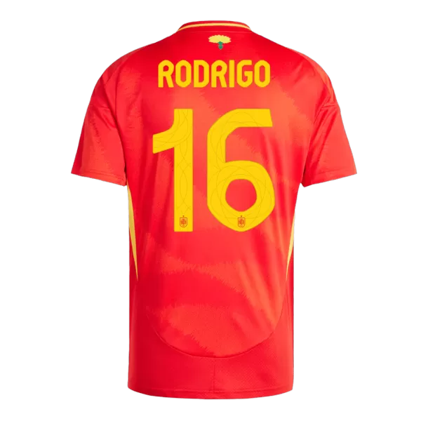 RODRIGO #16 Spain Home Jersey Euro - [Supre Replica] - minejerseys