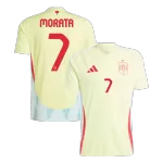 MORATA #7 Spain Away Jersey Euro - minejerseys