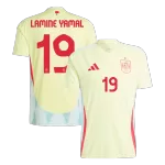 LAMINE YAMAL #19 Spain Away Jersey Euro - minejerseys