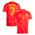 MORATA #7 Spain Home Jersey Euro - [Super Replica] - minejerseys