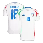 [Super Replica] BARELLA #18 Italy Away Jersey Euro - minejerseys