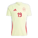 LAMINE YAMAL #19 Spain Away Jersey Euro - minejerseys