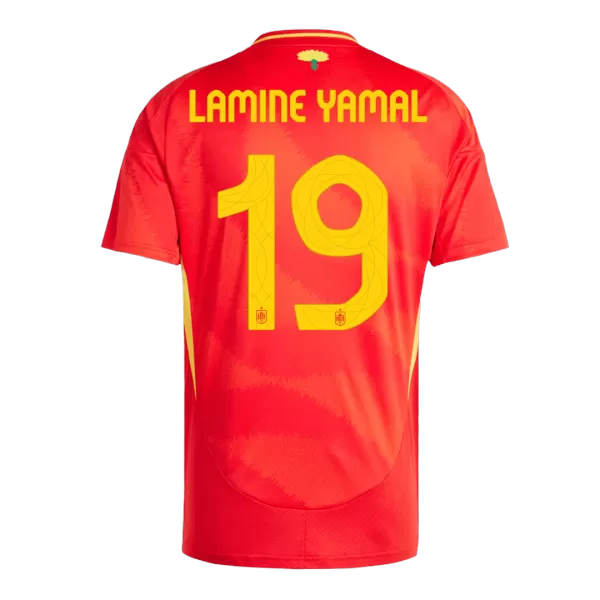 LAMINE YAMAL #19 Spain Home Jersey Euro - [Super Replica] - minejerseys
