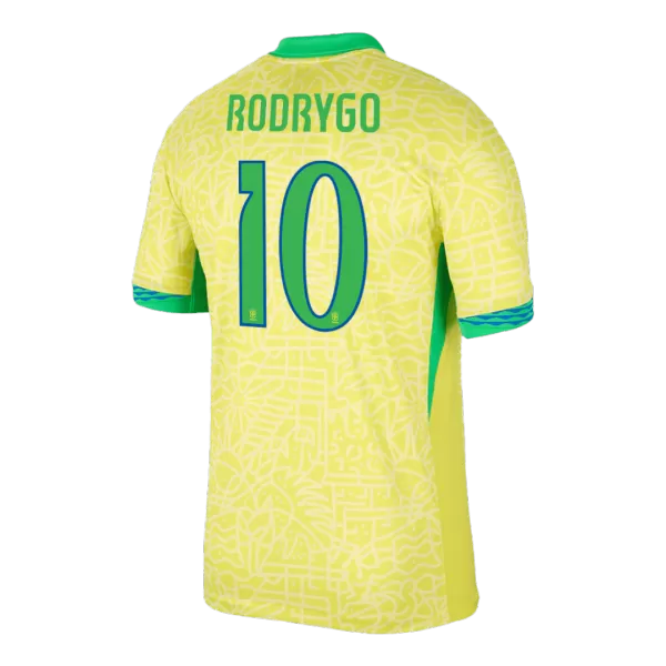 [Super Replica] RODRYGO #10 Brazil Home Jersey Copa America - minejerseys