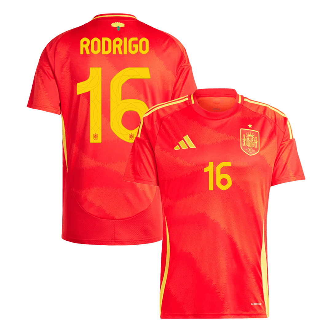 RODRIGO x Spain Home Jersey Euro 2024 - Image 2
