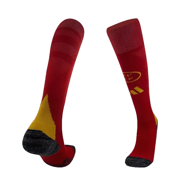 Spain Home Soccer Socks - minejerseys