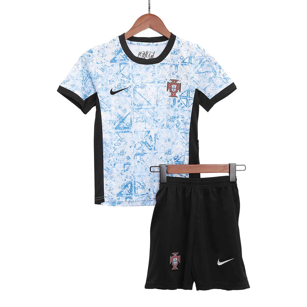 Kids Portugal Away Full Jersey Kit Euro 2024 - Image 3