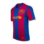 Ronaldinho #10 Retro Barcelona Home Jersey 50-Years Anniversary 2007/08 - minejerseys
