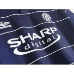 Beckham #7 Rero Manchester United Away Jersey 1999/00 - minejerseys