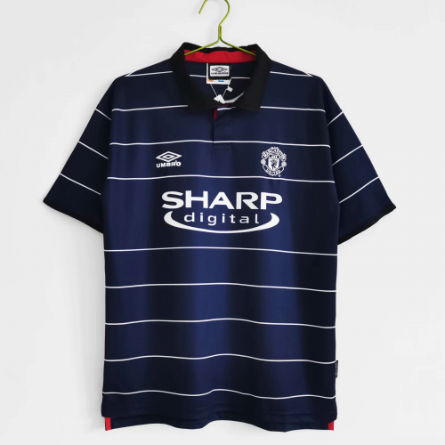 Wright Yorke x Retro Manchester United Away Jersey 1999/00 - Image 3