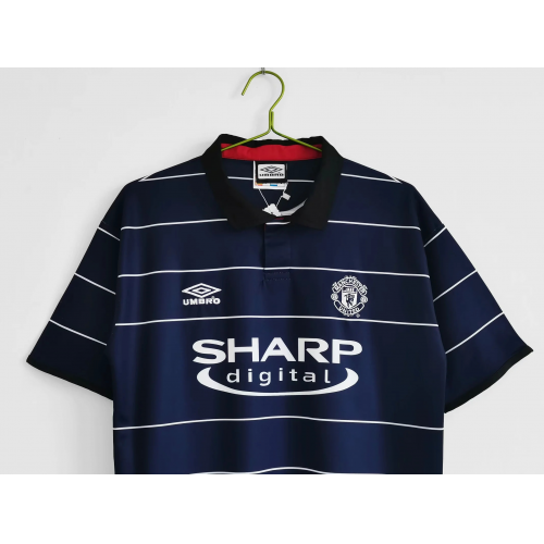 Wright Yorke x Retro Manchester United Away Jersey 1999/00 - Image 5