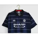 Yorke #19 Retro Manchester United Away Jersey 1999/00 - minejerseys