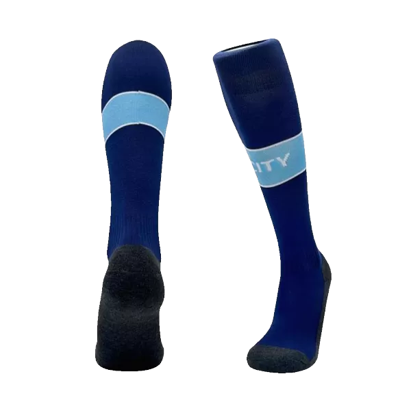 Manchester City Home Soccer Socks - minejerseys