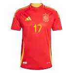 WILLIAMS JR. #17 Spain Home Jersey Player Version Euro - minejerseys