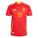 LAMINE YAMAL #19 Spain Home Jersey Player Version Euro - minejerseys