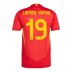 LAMINE YAMAL #19 Spain Home Jersey Player Version Euro - minejerseys