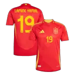 LAMINE YAMAL #19 Spain Home Jersey Player Version Euro - minejerseys
